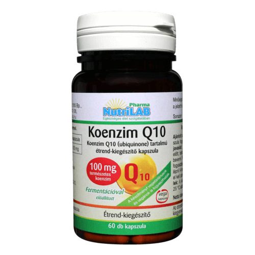 NutriLAB Koenzim Q10 100 mg vega 60x + AJÁNDÉK Omega-3