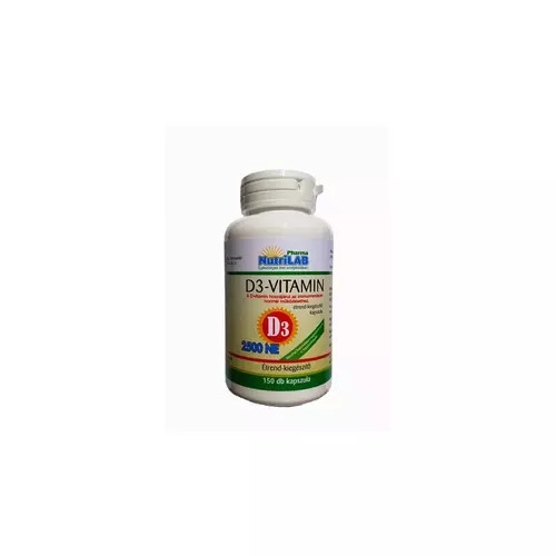 NutriLAB D3 2500 NE Vitamin vega kapszula 150X