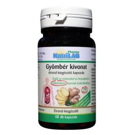   CSOMAG: NutriLAB Gyömbér kivonat vega kapszula 60x  + AJÁNDÉK C-vitamin