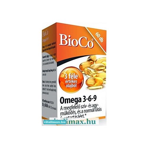 BioCo Omega 3-6-9 kapszula - 60 db