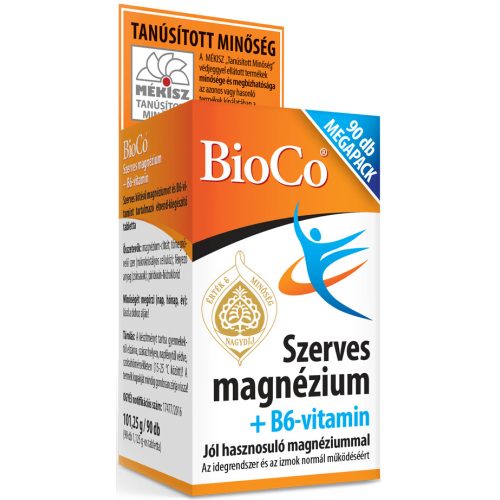 Bioco szerves magnézium+b6 megapack - 90 db