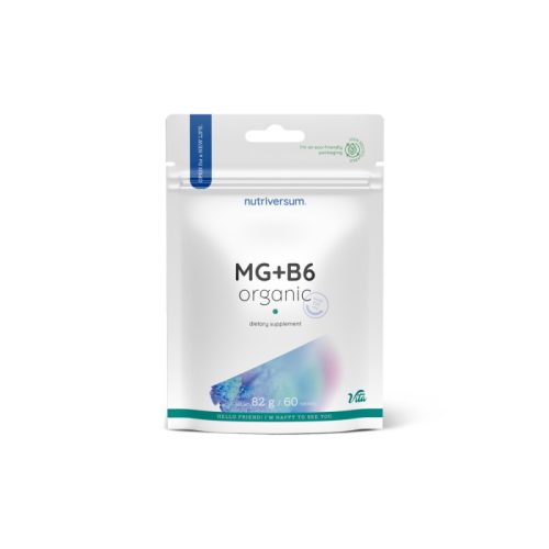 Nutriversum Mg+B6 organic - 60 tabletta