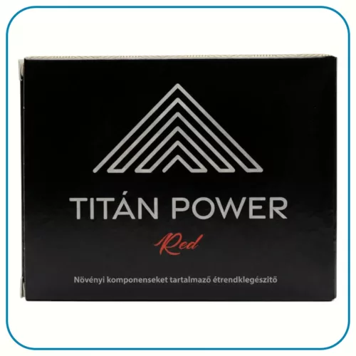 TITÁN POWER RED – 3 kapszula