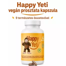 Happy Yeti férfi vizelési panaszokra 7 aktív összetevővel - 60 db kapszula