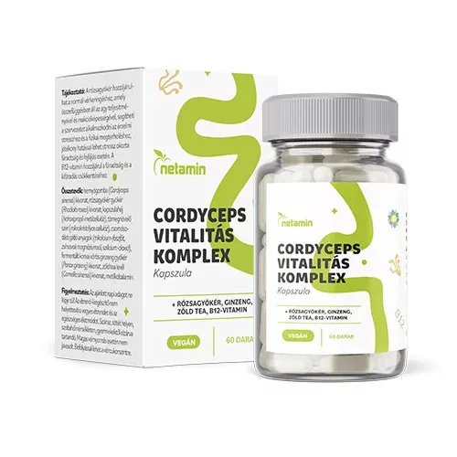 Netamin Cordyceps Vitalitás Komplex kapszula - 60 db