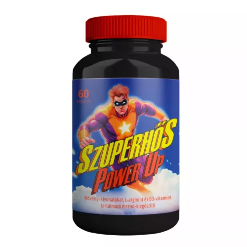 Szuperhős Power Up kúraszerú potencianövelő kapszula - 60 db