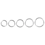 Bad Kitty Set of 5 Metal Rings