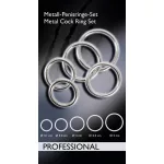 Bad Kitty Set of 5 Metal Rings
