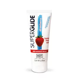 HOT Superglide lubricant waterbased - STRAWBERRY 75 ml
