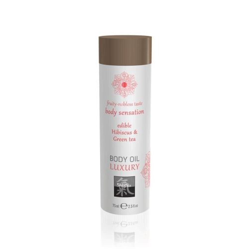 Luxury body oil edible - Hibiskus & Green Tea 75ml