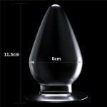 4.5''  Flawless Clear Anal Plug