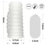 Vibrating Spiral Knights Ring (White) IV