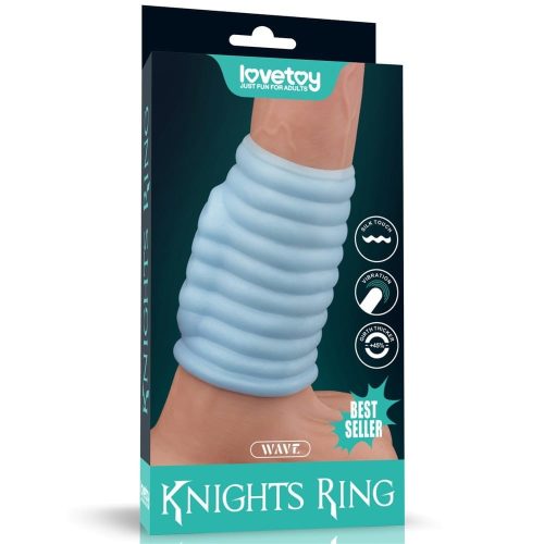 Vibrating Wave Knights Ring