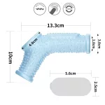 Vibrating Drip Knights Ring with Scrotum Sleeve Blue_B15O50_3