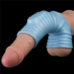 Vibrating Wave Knights Ring with Scrotum Sleeve_B15O50_3