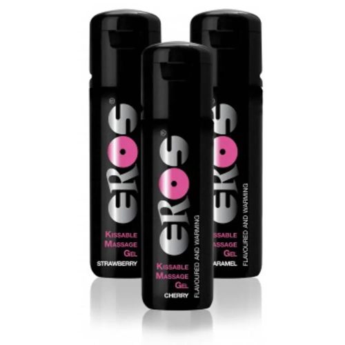 EROS Pleasure - Kissable Massage Gel Warming - STRAWBERRY - 100ml