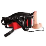 SEXXBIAN 6" VIBRATING DONG & HARNESS