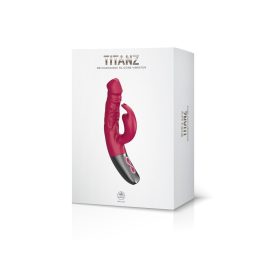 TITANZ 7" SILICONE RECHARGEABLE VIBRATOR IN PINK