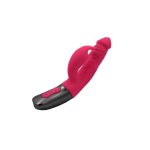 TITANZ 7" SILICONE RECHARGEABLE VIBRATOR IN PINK