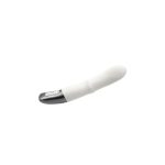 TITANZ 7" SILICONE RECHARGEABLE VIBRATOR IN IVORY WHITE
