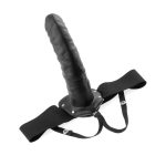 8" Hollow Strap-On  Black