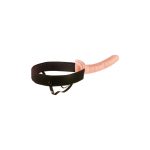 10" Hollow Strap-On  Light/Black