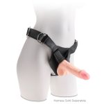 8" Triple Density Fat Cock with Balls Light