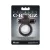 Vibrating Silicone Super Ring  Black