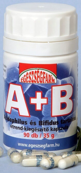 Image of A+B - Acidophilus és Bifidus tartalmú étrend-kiegészítő - 90 db