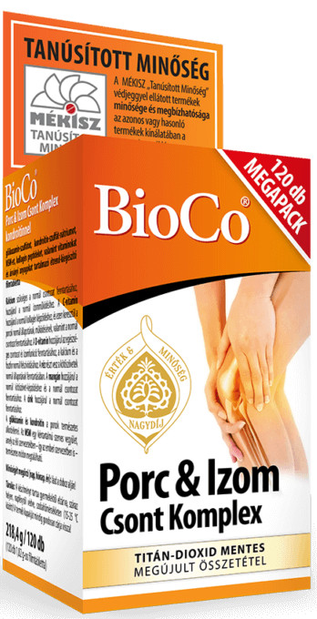 Image of BioCo Porc Izom Csont Komplex MEGAPACK - 120 db