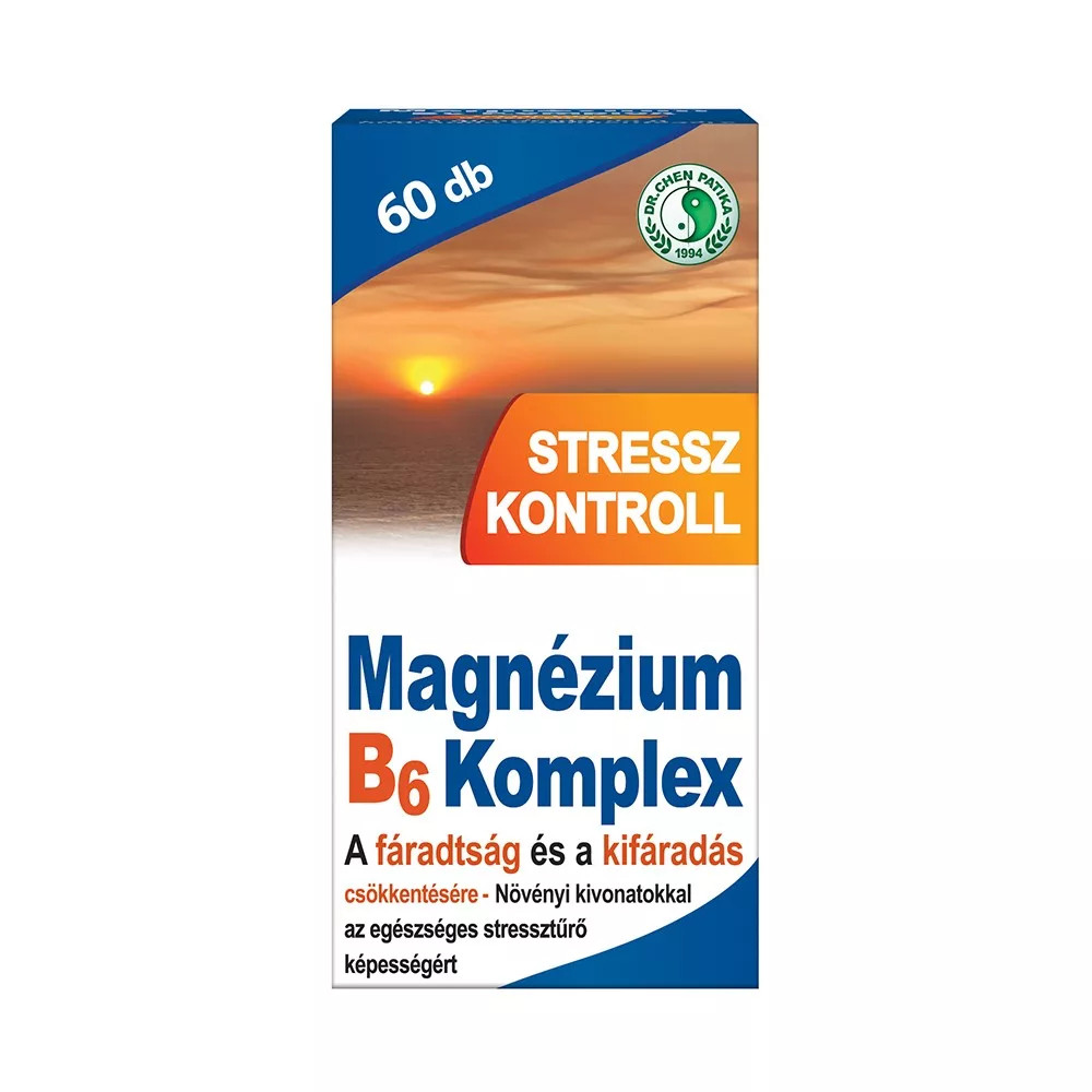 Image of DR. CHEN MAGNÉZIUM B6 STRESSZ KONTROLL- 60 tabletta