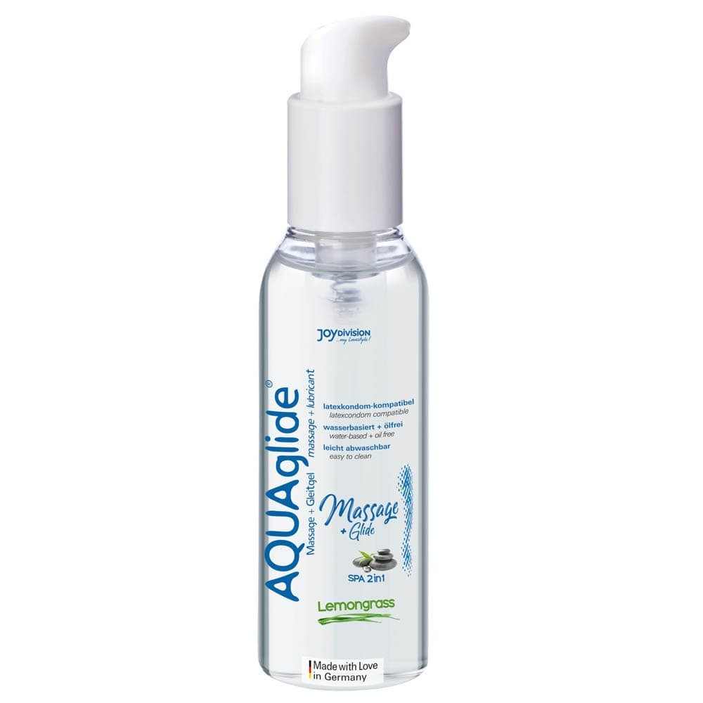 Image of AQUAglide Massage + Glide Lemongrass, 200 ml