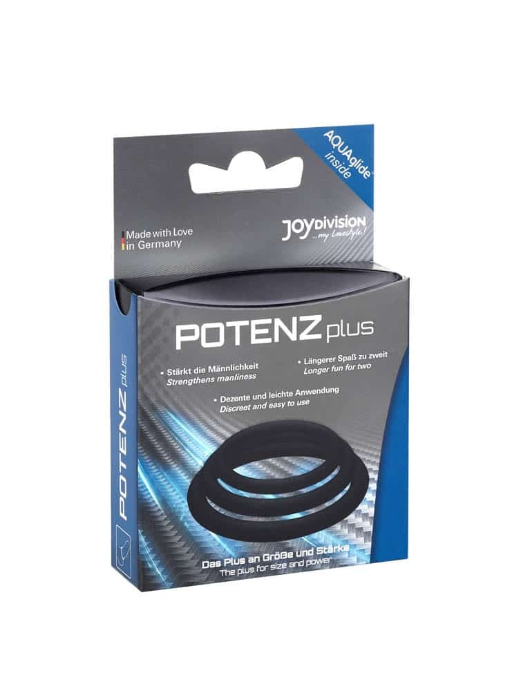 Image of POTENZplus Black 3er Mix (S, M, L)